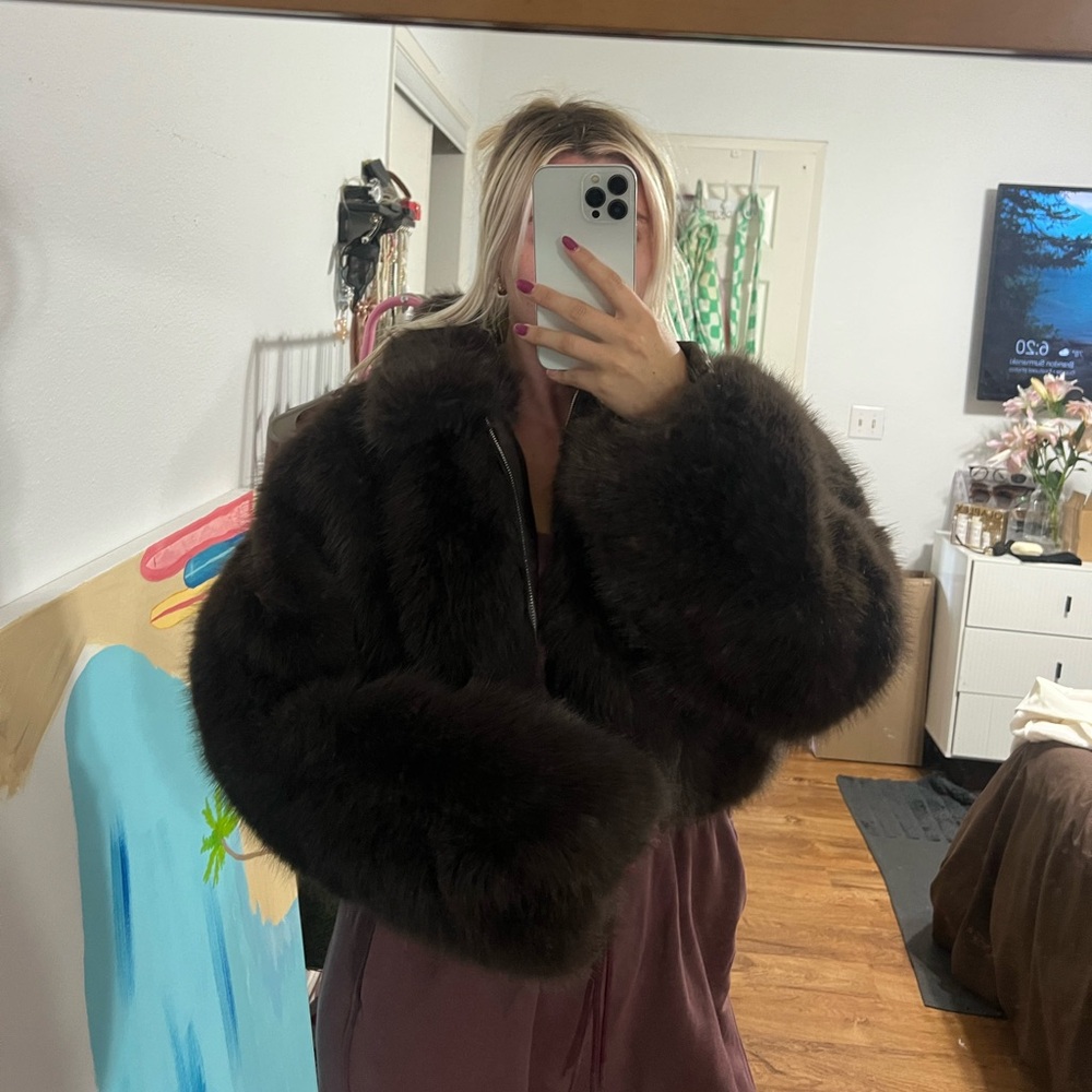 ANEWSTA fur coat - Picture 6 of 13